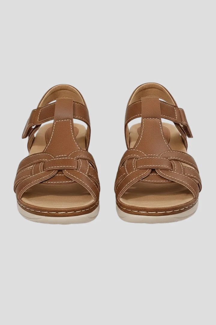 Damen Offene Zehenpartie Riemchen Sommer Sandalen