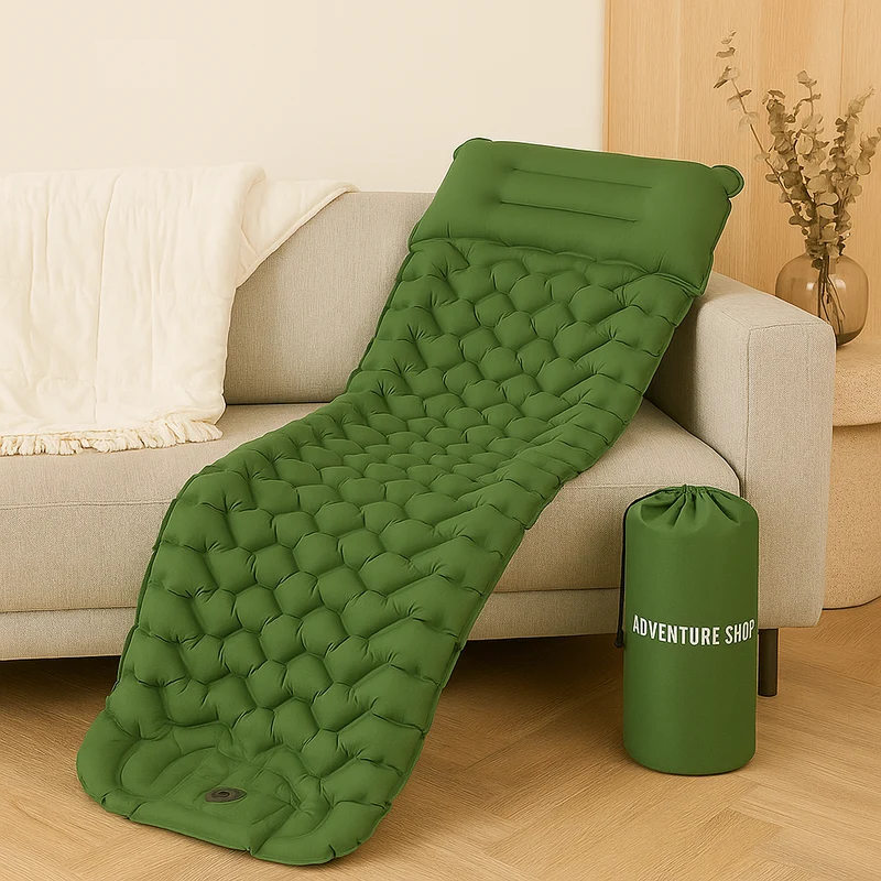 TrekLig Selbstaufblasende Isomatte – Leichte Campingmatratze für Outdoor-Komfort
