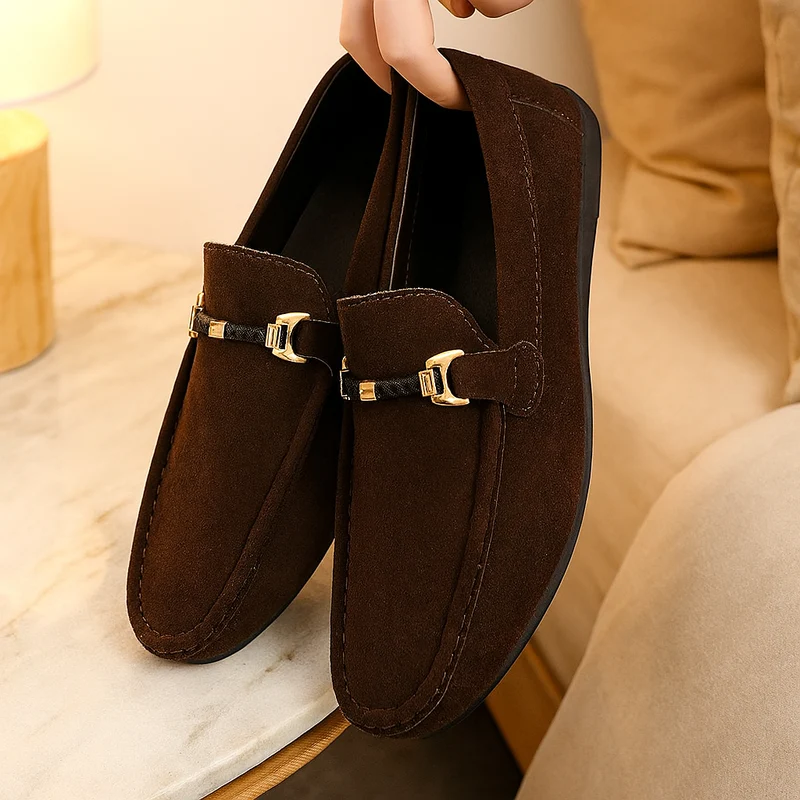 Elijah Wildleder-Mokassin-Loafer – Flexible und stylische Herrenschuhe
