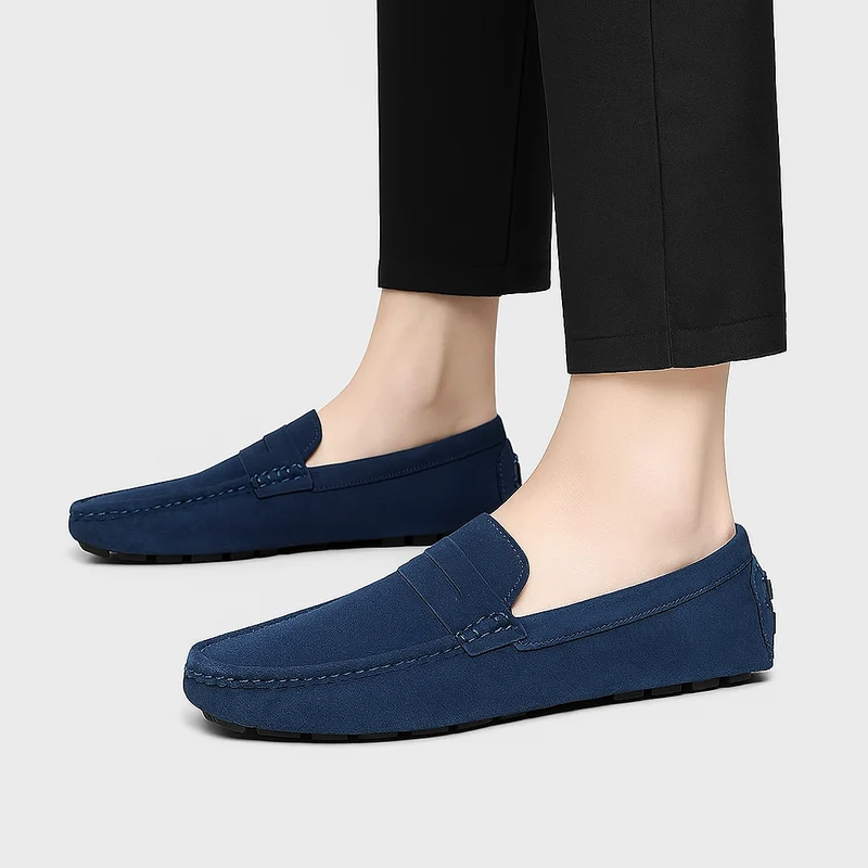 Jersey-Loafer für Herren – Business-Schlupfschuhe