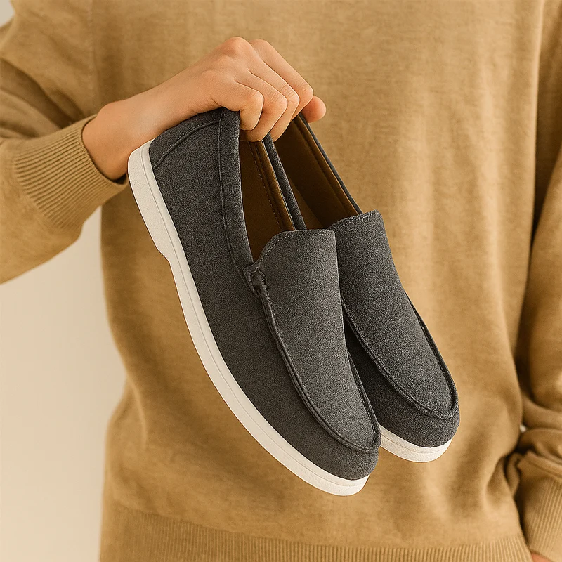 Atmungsaktive Mesh-Loafer für Herren – Leichte Sommerschuhe zum Hineinschlüpfen