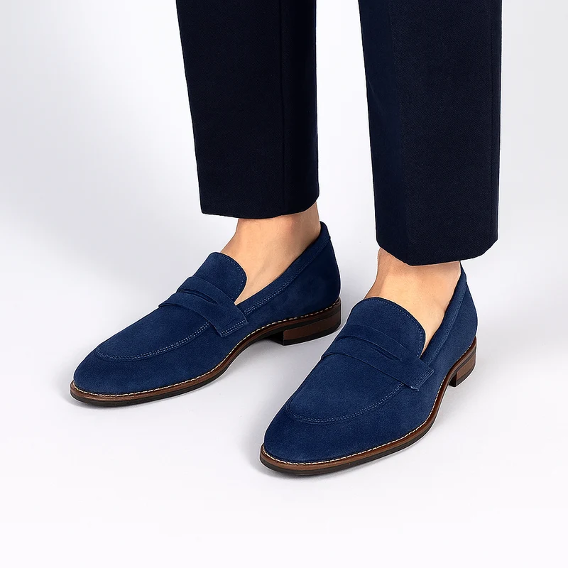 Jameson Wildleder-Loafer für Herren – Weiche Slip-On-Freizeitschuhe