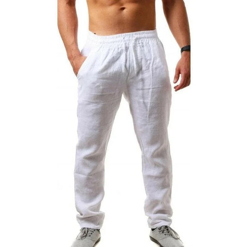 Herren Elegante Luftig Sommer Hose