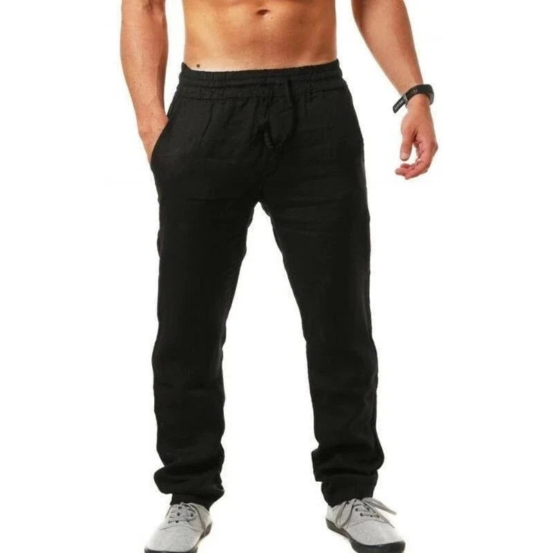 Herren Elegante Luftig Sommer Hose