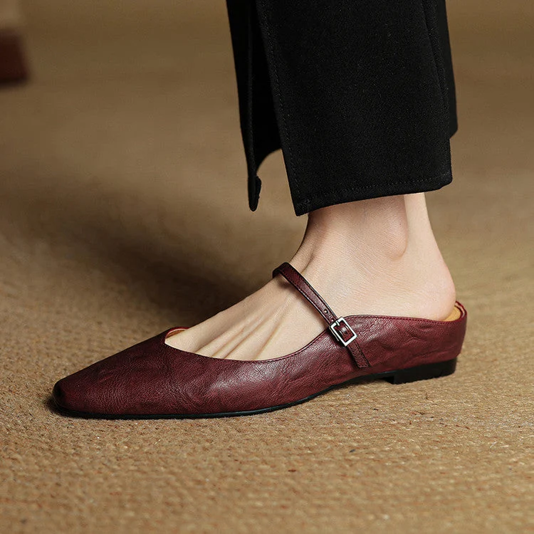 Damen Pantoletten im Slip-On-Stil