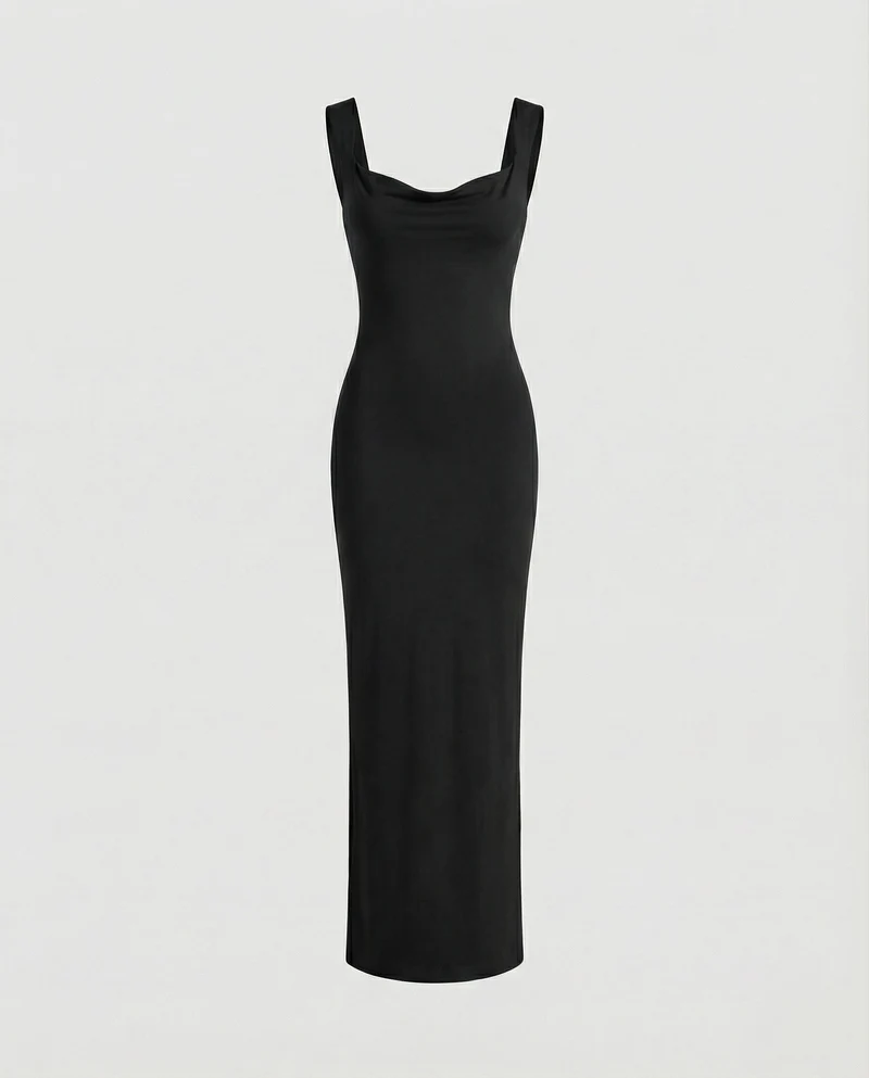 Damen Elegante Bodycon Maxikleid für Hochzeitgäste