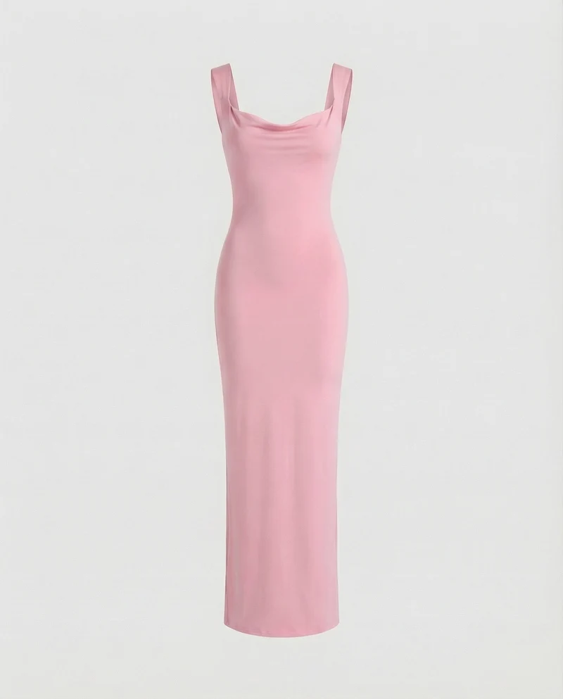 Damen Elegante Bodycon Maxikleid für Hochzeitgäste