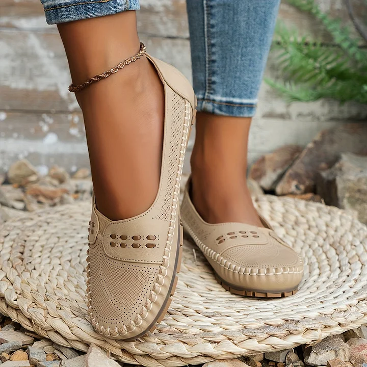 Damen Slip-On Loafer Schuhe im komfortablen Stil