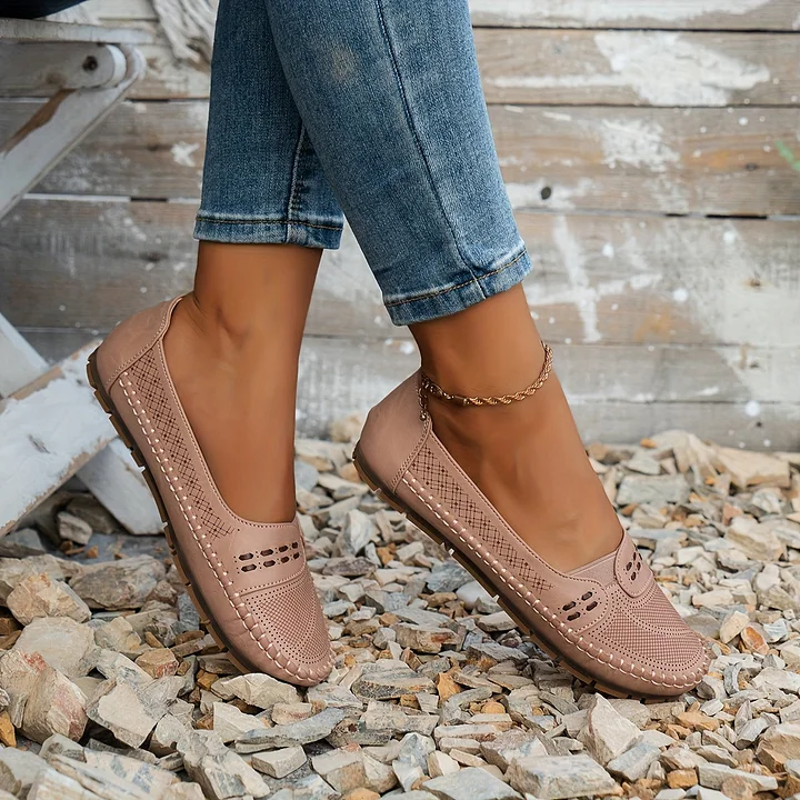 Damen Slip-On Loafer Schuhe im komfortablen Stil