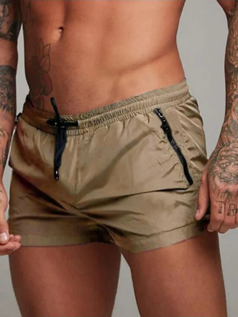 Herren Lässiger Kurzer Sommer Badehose