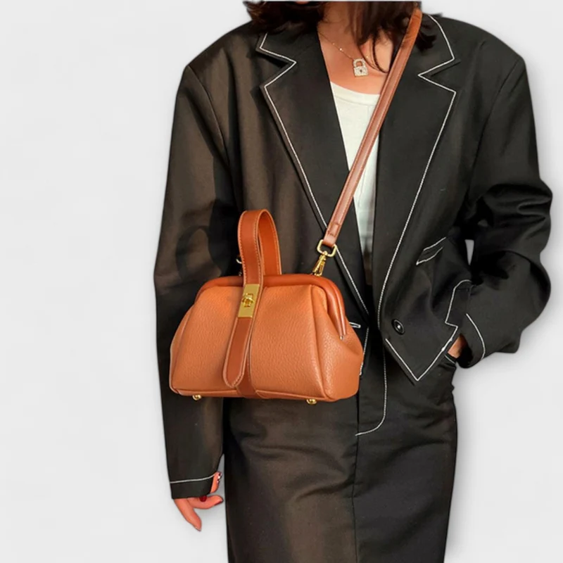 Damen Elegante Mini-Handtasche mit Kettenhenkel und festlichem Look