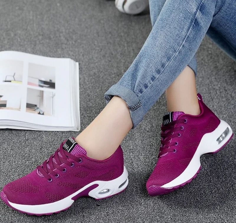 Damen Orthopädische Plateau Sneakers