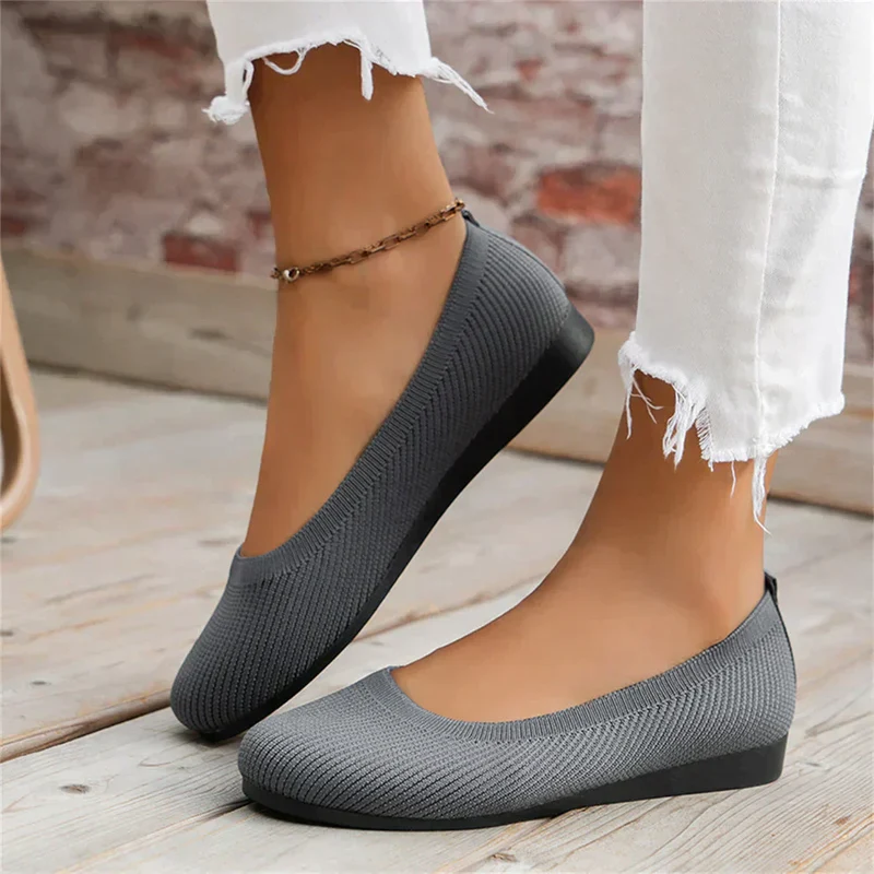 Damen Slip-On Ballerina Schuhe