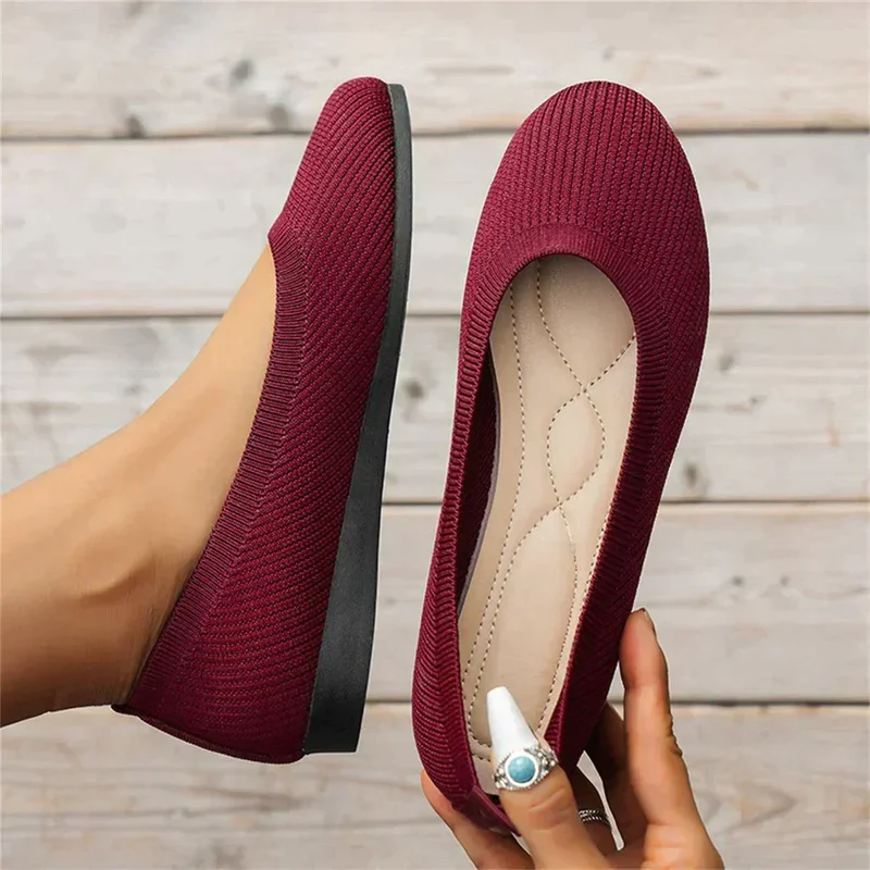 Damen Slip-On Ballerina Schuhe