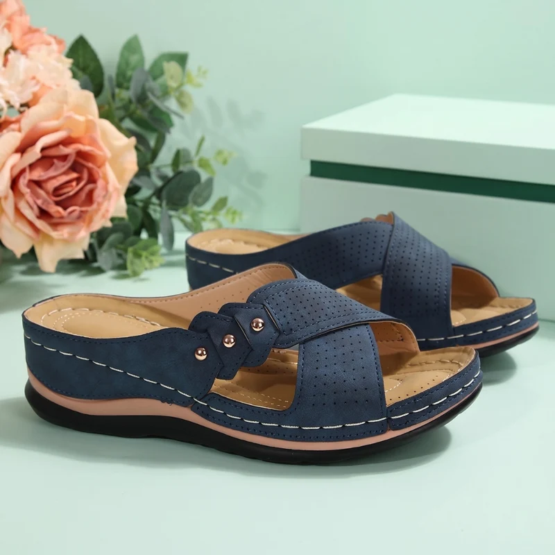 Nerila™ – Atmungsaktive orthopädische Keilsandalen mit hohem Tragekomfort