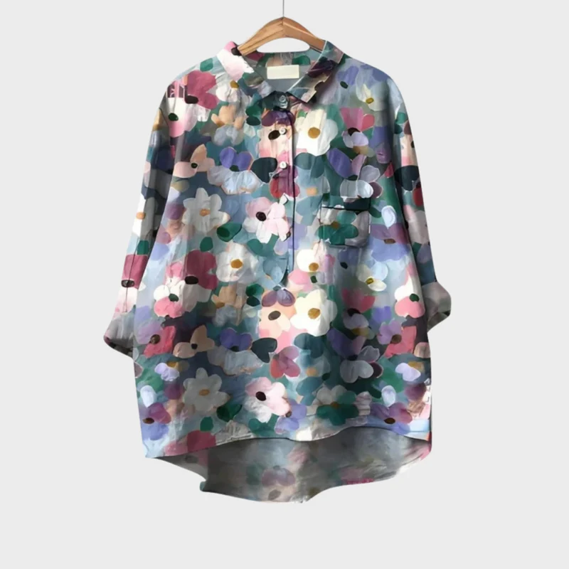 Noéline - Sanfte Blumenbluse