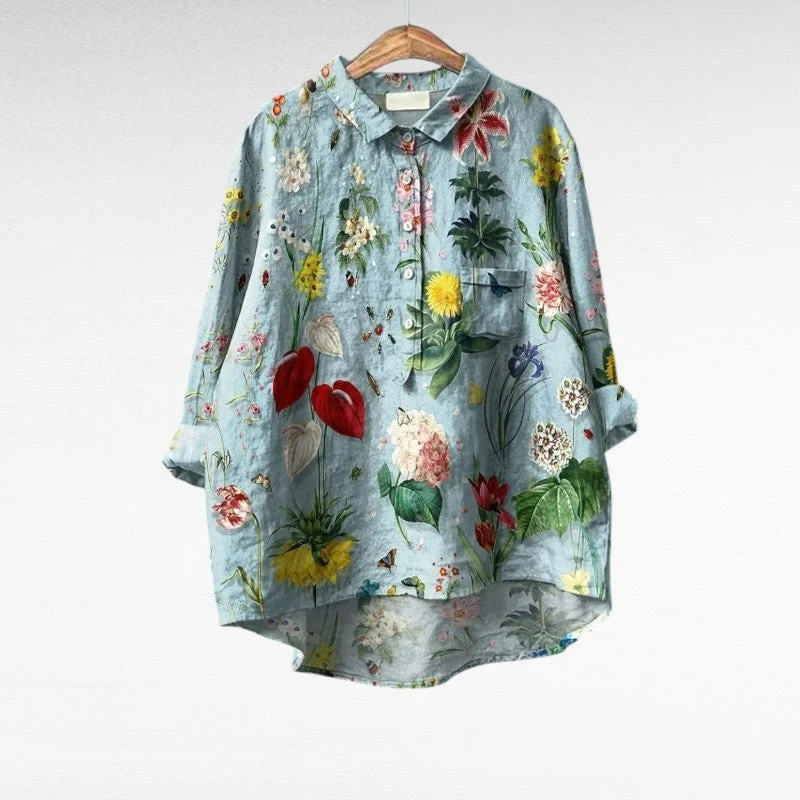 Joséphine - Bluse mit Blumenmuster