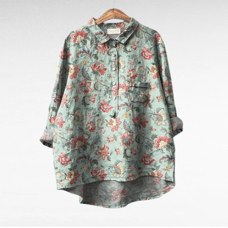 Séraphine - Künstlerische Blumenbluse