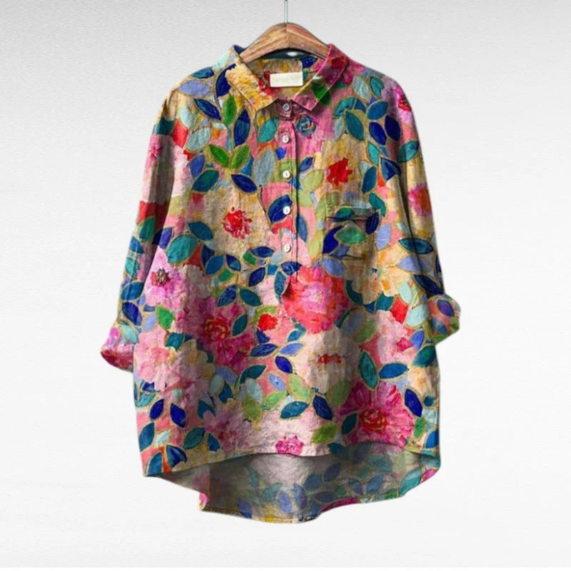 Séraphine - Künstlerische Blumenbluse