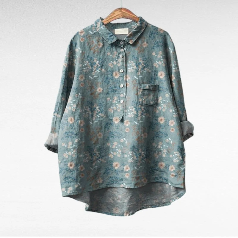 Séraphine - Künstlerische Blumenbluse