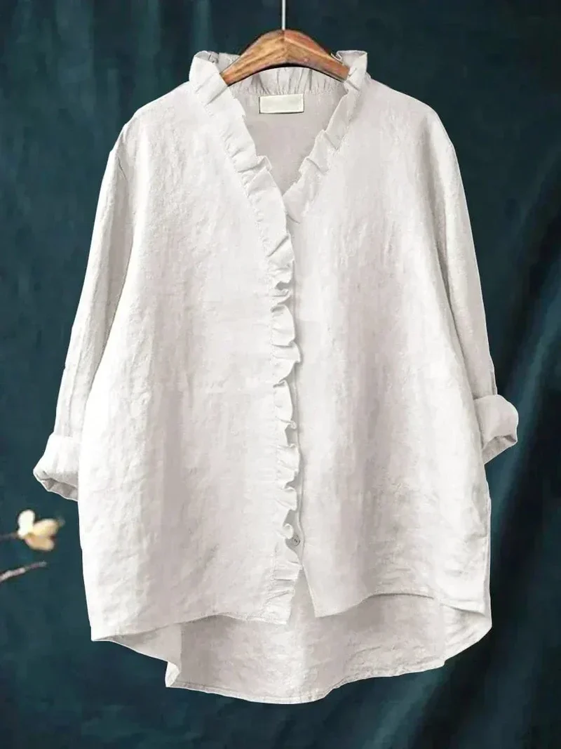 Célestine - Bluse mit zarten Rüschen