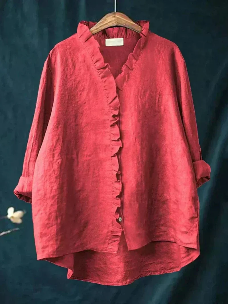 Célestine - Bluse mit zarten Rüschen