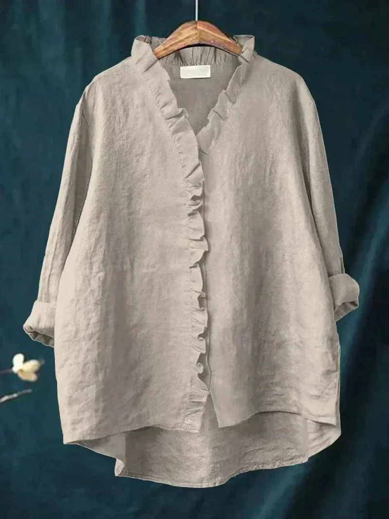 Célestine - Bluse mit zarten Rüschen