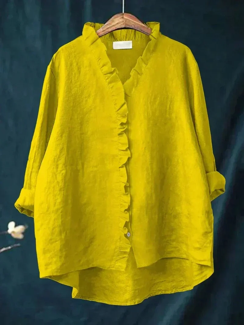 Célestine - Bluse mit zarten Rüschen