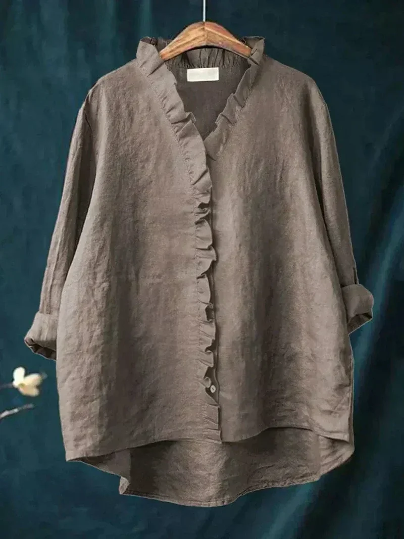 Célestine - Bluse mit zarten Rüschen