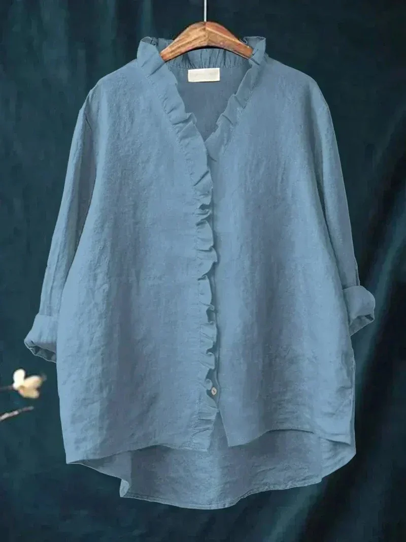 Célestine - Bluse mit zarten Rüschen