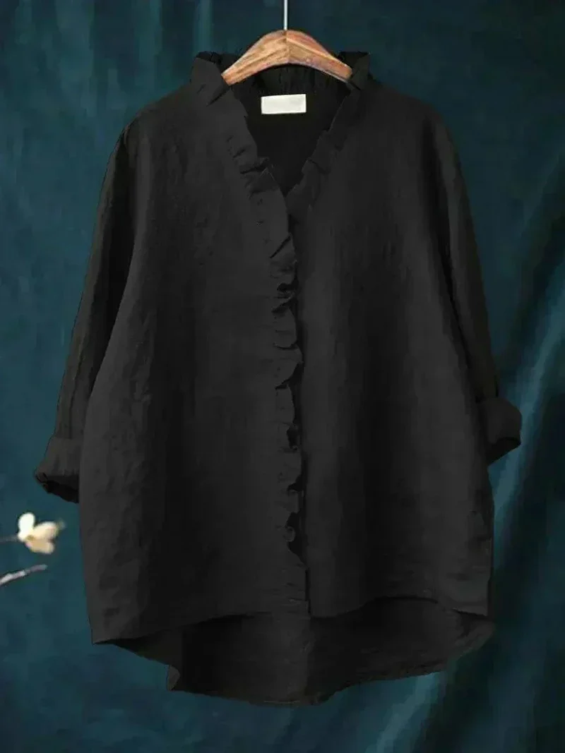 Célestine - Bluse mit zarten Rüschen