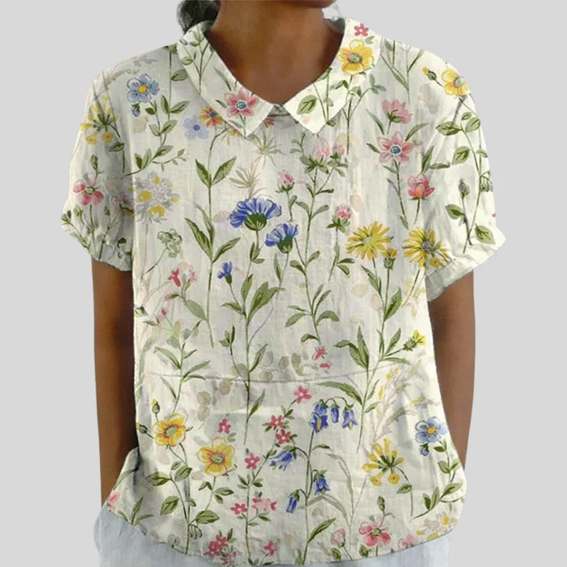 Mélodie - Bluse mit Wildblumen