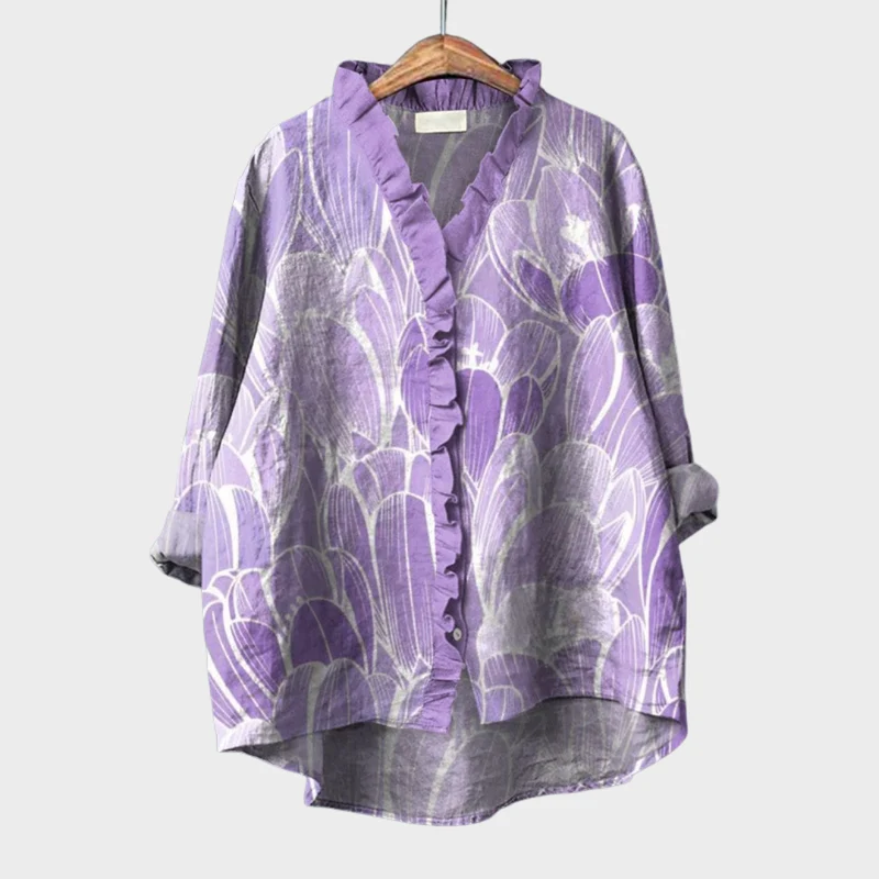 Laura - Elegante Bluse mit Blumenmuster
