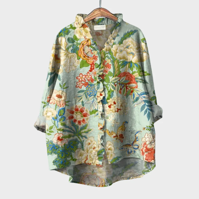 Perrine - Romantische Blumenbluse