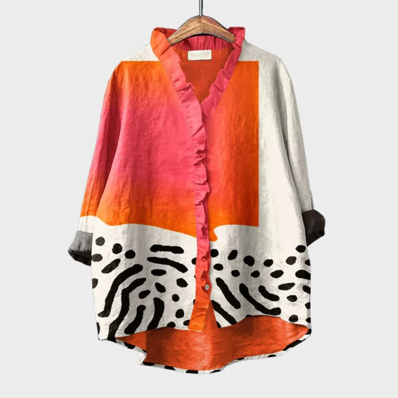 Moderne Grafikbluse