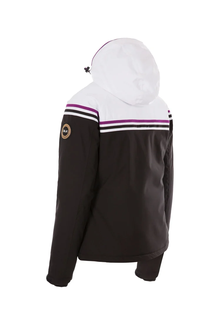 DLX Damen Skijacke mit Kapuze und Schneefang SHARLA