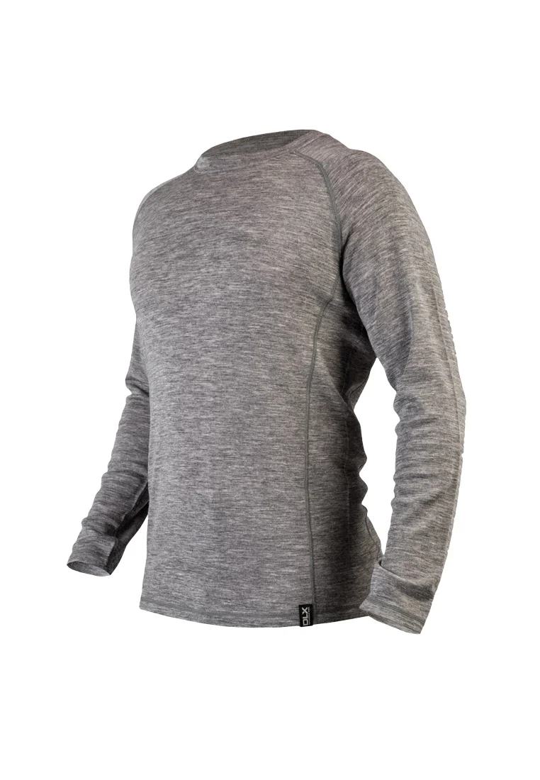DLX Herren Langarm Funktionsshirt aus Merinowolle WEXLER