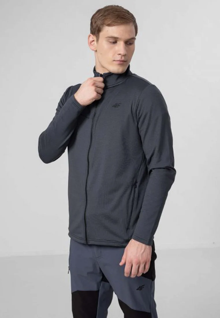 4F Herren Midlayer/ Waffelfleecejacke H4z22-PLM013