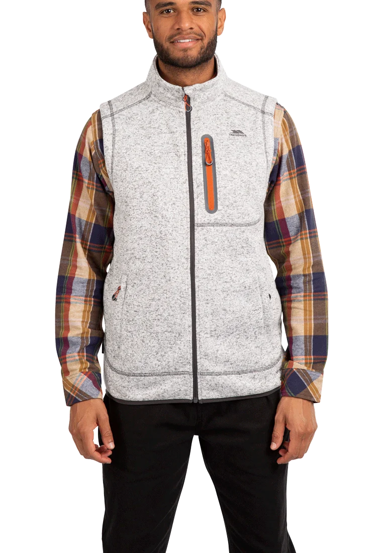 Trespass Herren Strickfleeceweste WOODLEY