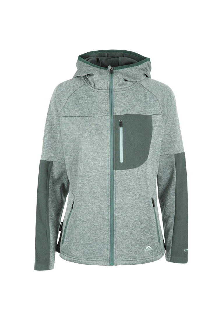 DLX Damen Fleecejacke mit Kapuze TRULLO