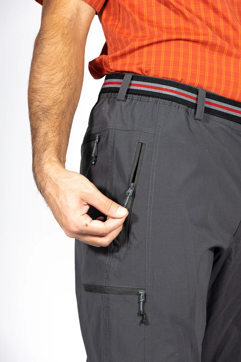 MauL Sport Herren Wanderhose elastisch T-Zipp-off Quebec
