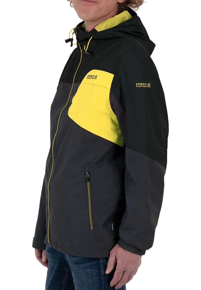 Pro X Herren Leicht Regenjacke mit kontrastfarbenem Innenfutter MASON