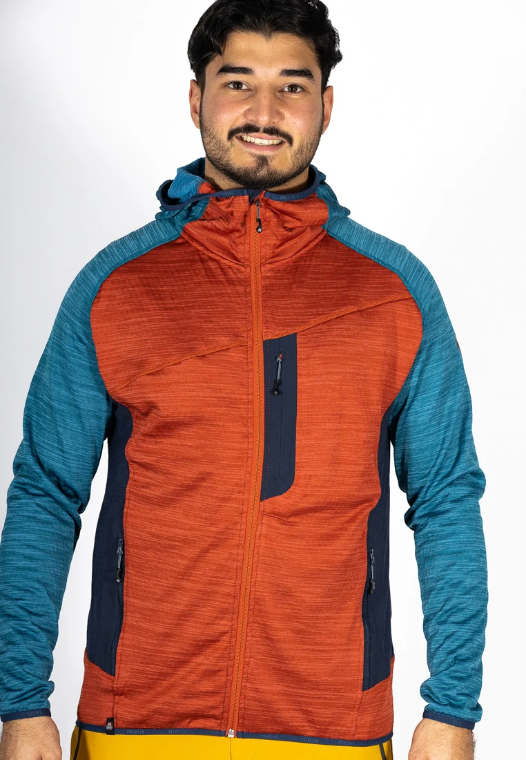 Maul Sport Herren Fleecejacke mit Kapuze Kahlersberg