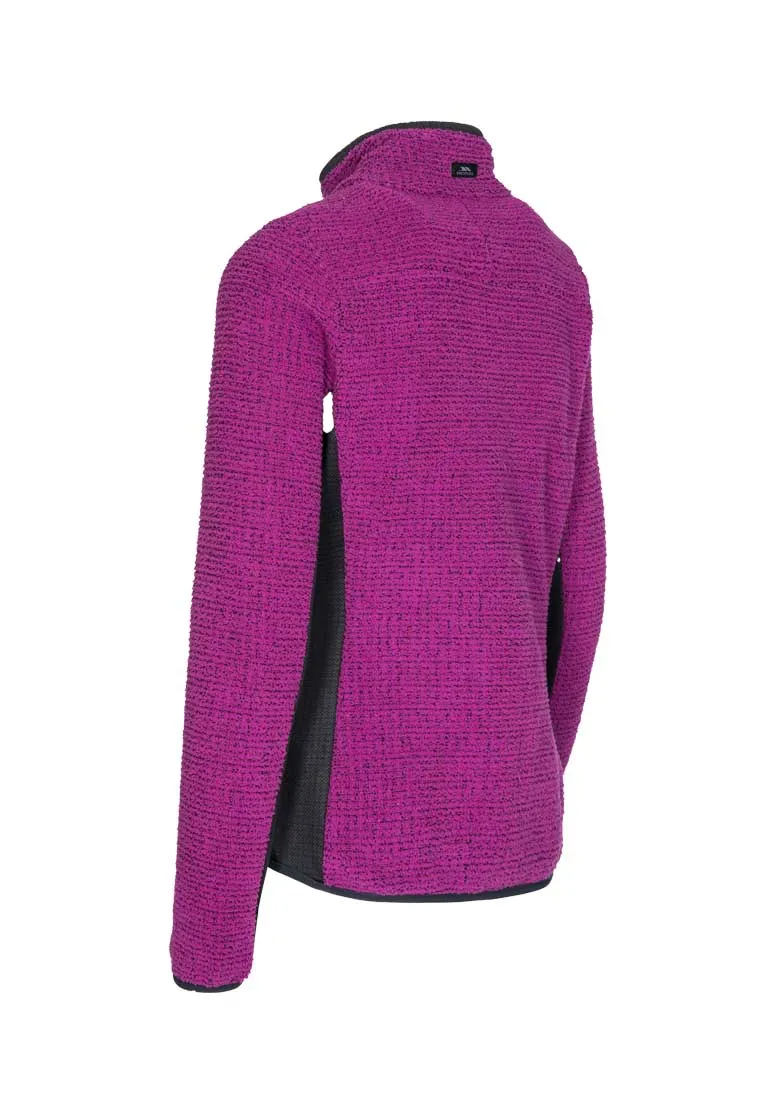 Trespass Damen Fleecejacke mit Einsätzen Liggins berry