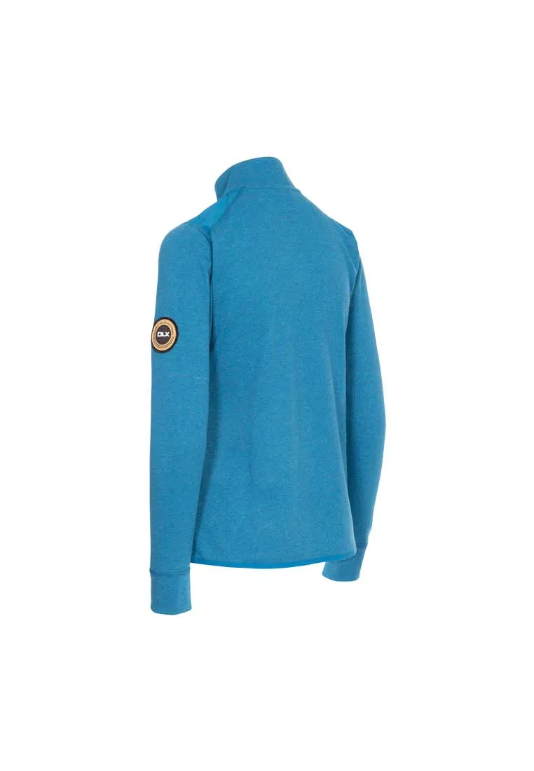 DLX Damen Strickfleecejacke mit Materialmix Kacey