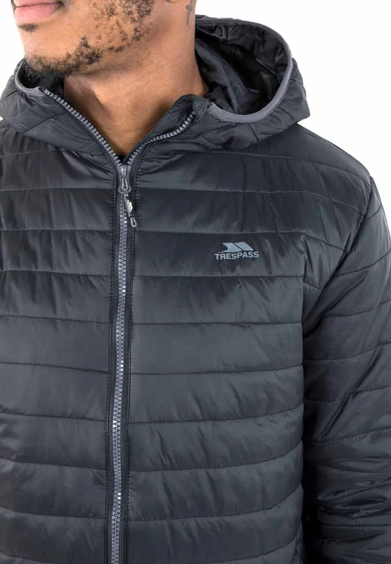 Trespass Herren Steppjacke mit Kapuze DUNBAR