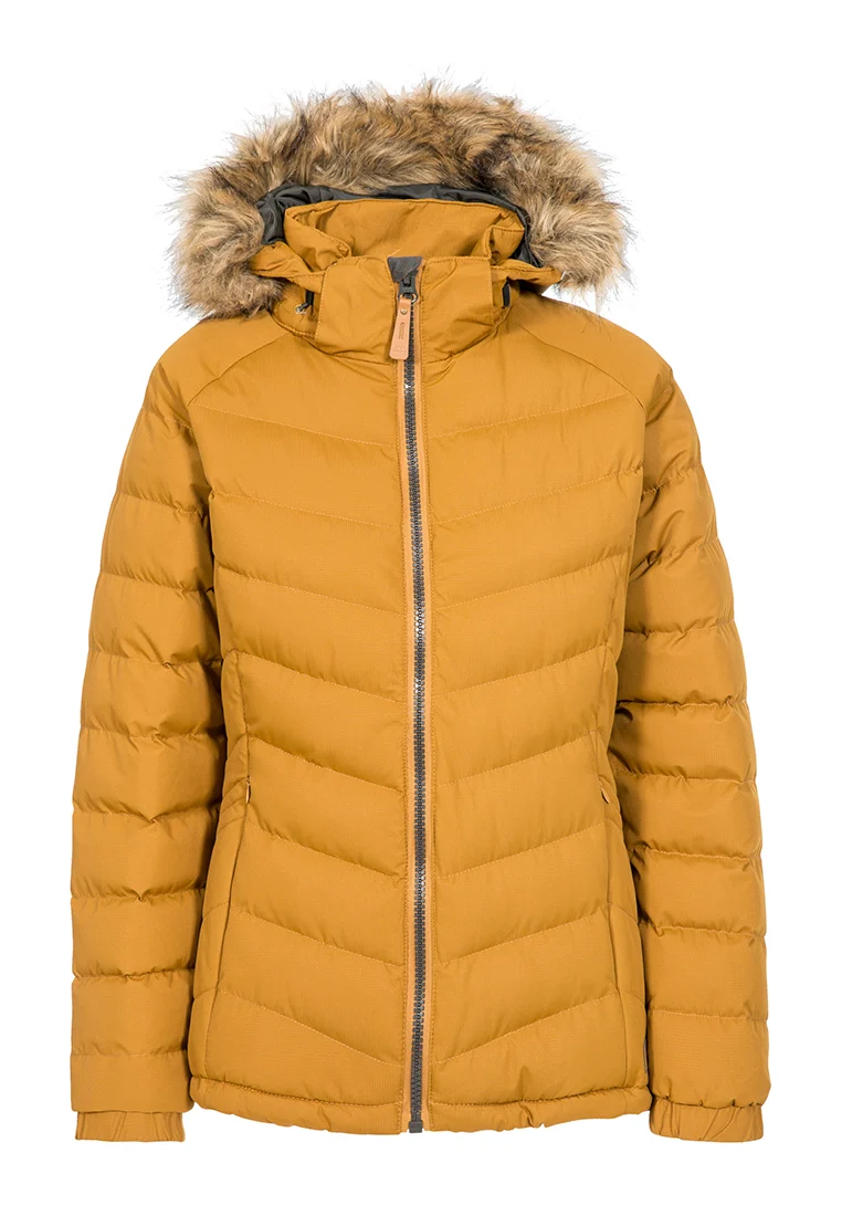 Trespass Damen Isolationsjacke mit Fell-Kapuze NADINA