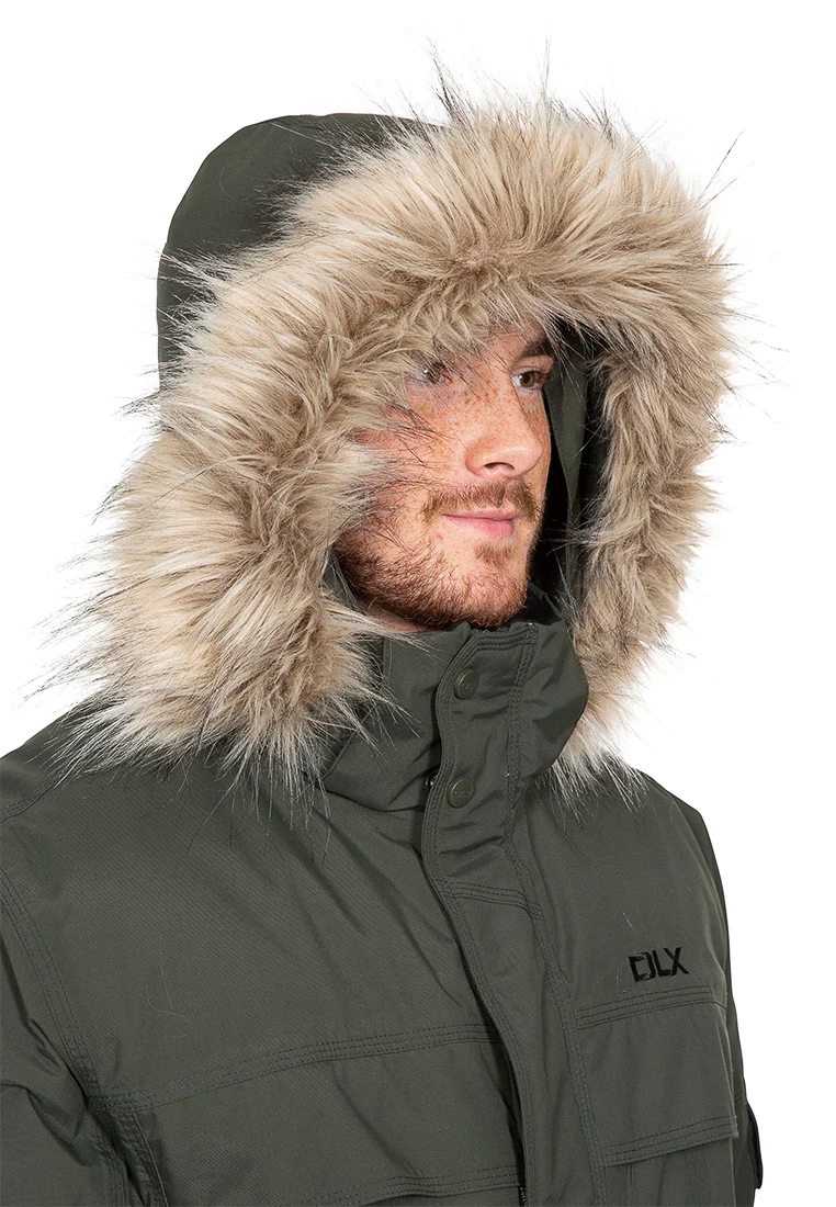 Tresspass Herren Winterparka mit Kapuze HIGHLAND