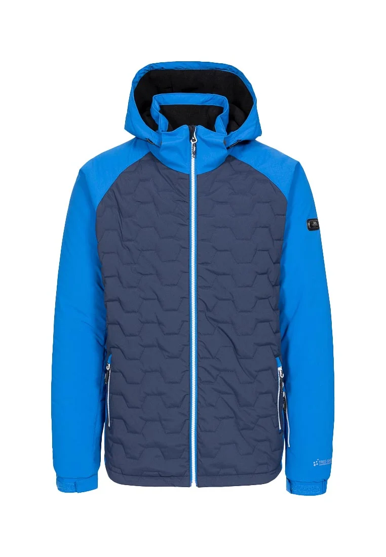 Trespass Herren Skijacke blau mit Wattierung und Kapuze SAMSON