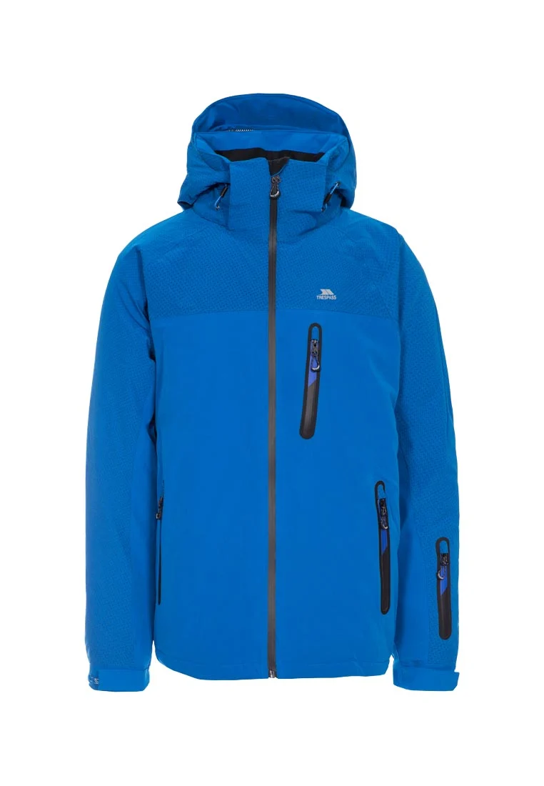 Tresspass Herren Skijacke blau APPIN mit Kapuze